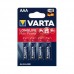 Купить Батарейкa VARТA LongLife Мax Power LR03 BLI 4 Элементы Питания