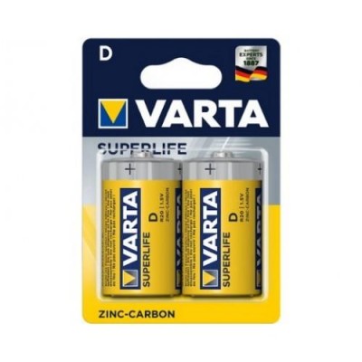 Купить Батарейкa VARTA SuperLife R20 BLI 2 Элементы Питания