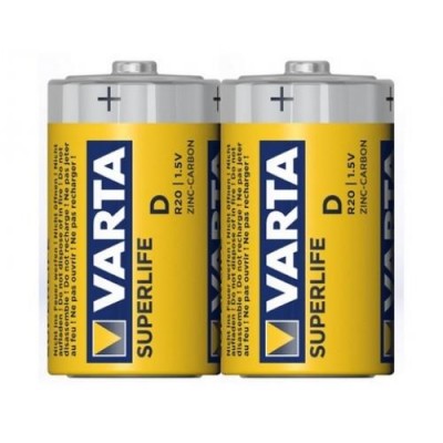 Купить Батарейкa VARTA SuperLife R20 SHR 2 Элементы Питания