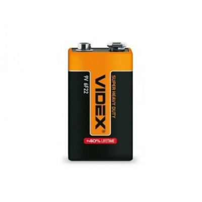 Купить Батарейка VIDEX 9V 6F22 SHR 1 Элементы Питания