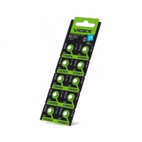 Батарейка VIDEX Alkaline AG 0 (LR63) BLI 10