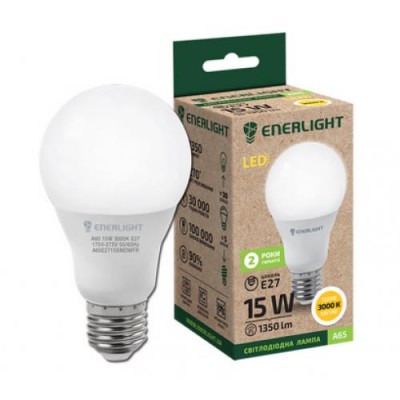 Купить LED лампа ENERLIGHT A65 15W 3000K E27