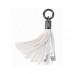 Купить Lightning кабель REMAX Tassel Ring RC-053i, 15см белый