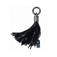 Lightning кабель REMAX Tassel Ring RC-053i, 15см черный