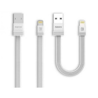 Lightning кабель REMAX Tengy RC-062i, 1м+0,16м (комплект 2шт) белый