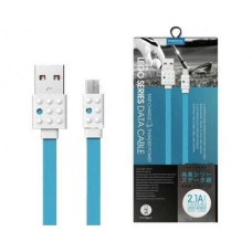 Купить MicroUSB кабель PRODA Lego PC-01m, 1.2м синий