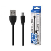 MicroUSB кабель REMAX Fast Charging RC-134m, 1м черный