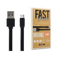 MicroUSB кабель REMAX Fast Pro RC-129m, 1м черный