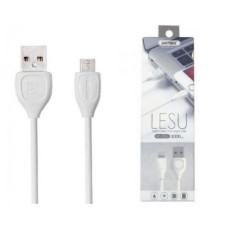 Купить MicroUSB кабель REMAX Lesu RC-050m, 1м белый