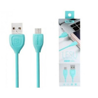 MicroUSB кабель REMAX Lesu RC-050m, 1м синий