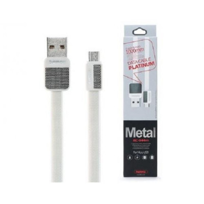 Купить MicroUSB кабель REMAX Platinum RC-044m, 1м белый