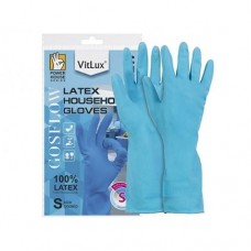 Перчатки хозяйственные HOSE HOLD синие (XL)