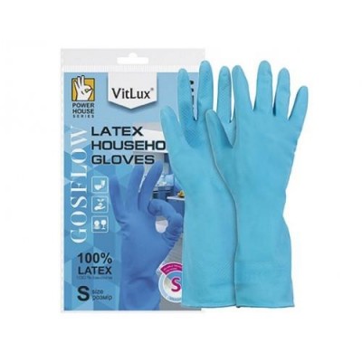 Купить Перчатки хозяйственные HOSE HOLD синие (XL) Аксессуары Для Уборки