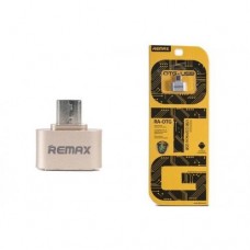 Купить Переходник REMAX RA-OTG USB/microUSB золото Мобильные Аксессуары