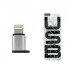 Купить Переходник REMAX Visual RA-USB2 microUSB/Lightning серебро Мобильные Аксессуары
