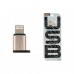 Купить Переходник REMAX Visual RA-USB2 MicroUSB/Lightning золото Мобильные Аксессуары