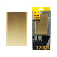 Power Bank PRODA Jane Alu 12000mAh золото