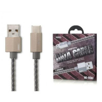 Type-C кабель REMAX Gefon RC-110a, 1м серебро
