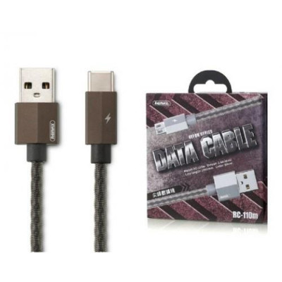Купить Type-C кабель REMAX Gefon RC-110a, 1m темно-серый