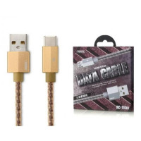 Type-C кабель REMAX Gefon RC-110a, 1м золото