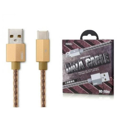 Type-C кабель REMAX Gefon RC-110a, 1м золото Купить Type-C кабель REMAX Gefon RC-110a, 1м золото