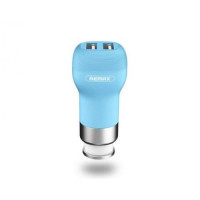 ЗУ автомобильное REMAX Flinc RCC-207, 2.4А 2хUSB синий