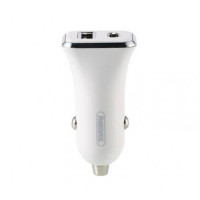 ЗУ автомобильное REMAX RCC-306 2.4A 1хUSB, 1хType-C белый